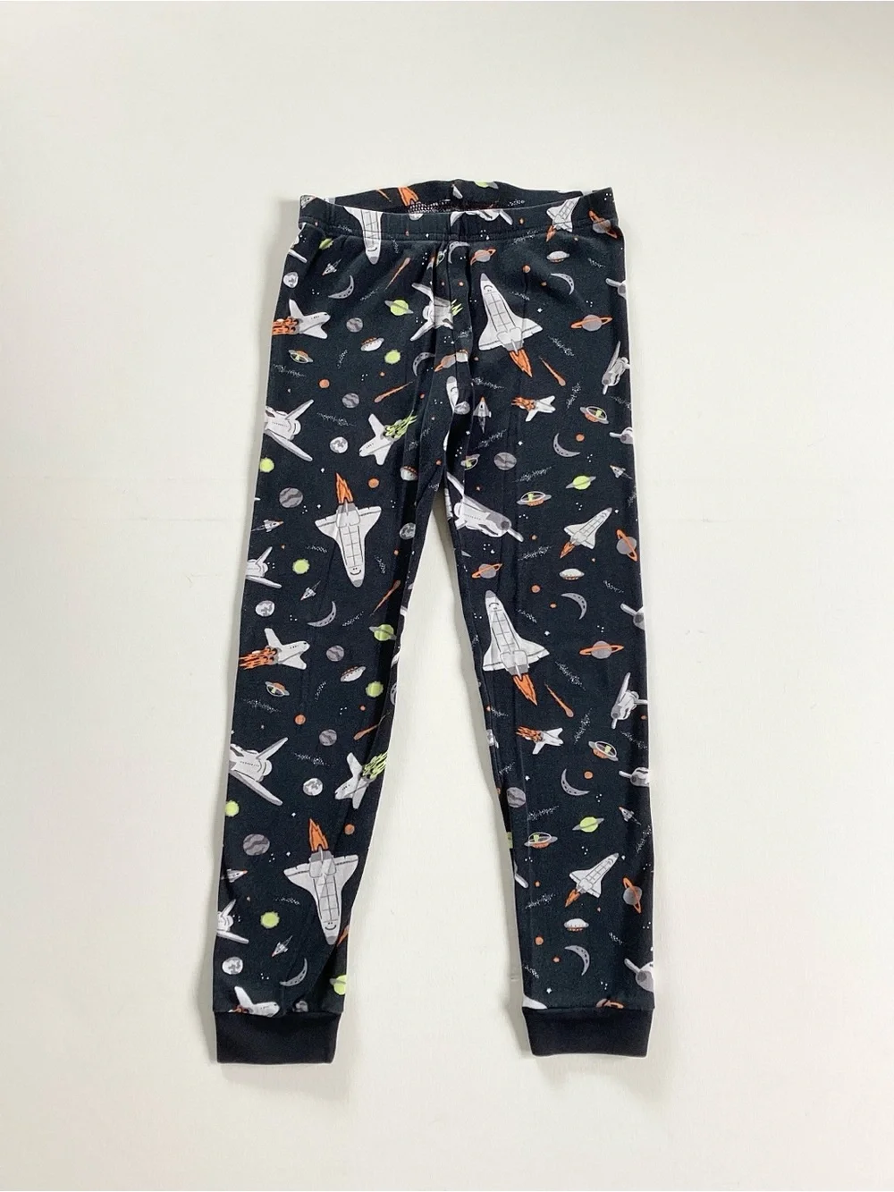 Carter's Black Space Shuttle Pajamas